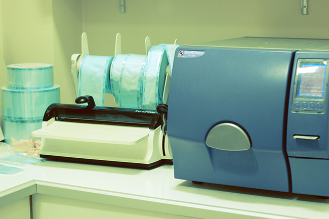 Sala esterilización clínica dental Chiclana